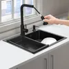 Kuchyňský dřez, nerezový dřez, dvojitý dřez s výsuvnou Náhled obrázku produktu 8