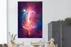 MuchoWow® Poster Weltraum - Sterne - Rot 120x180 cm - Produktbild-Vorschau 2