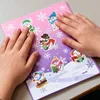 500 Schneemann-Sticker, Weihnachtssticker-Rolle, 38 mm, bunt Productafbeelding-voorbeeld