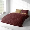 Traumschlaf Bettwäsche West 155x220 cm + 80x80 cm bordeaux Produktbild-Vorschau 1