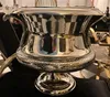 Casa Padrino Luxus Vase Cobra Schlangen Silber 59 x 47 x H. Produktbild-Vorschau 1