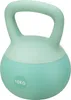 A mint green and light green kettlebell is shown against a white background. Náhled obrázku produktu