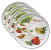 set de 4 assiettes à pizza Napoli Green Ø 32 cm Plateau de Voir les images du produit 1