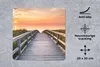 MuchoWow® Mauspad Mousepad Sonnenuntergang - Meer - Weg - Produktbild-Vorschau 2