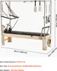 SucceBuy Pilates-Reformer aus Holz für das Produktbild-Vorschau 7