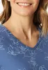 Schiesser Damen Sleepshirt 1/1 Arm, 95cm Gr. 42  nachtblau Produktbild-Vorschau 3