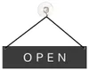 Elegantes Türschild Hängeschild Open/Close 30x8cm Produktbild-Vorschau 1