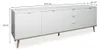 CALICOSY - Buffet Bas 3 Portes 2 Étagères 3 Tiroirs L200 cm Voir les images du produit 13