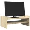 vidaXL Podstawa pod monitor dąb sonoma 50x27x20 cm Materiał Podgląd zdjęcia produktu 2