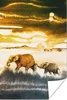 MuchoWow® Poster Elefant - Schwanz - Gelb - Blau 40x60 cm - Produktbild-Vorschau 1