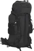 Langlebige Wanderrucksack Schwarz 100 L Oxford-Gewebe Produktbild-Vorschau 1
