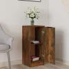 vidaXL Sideboard chêne fumé 30x30x70 cm bois composite Voir les images du produit 3