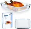 Teglia da forno in Vetro Borosilicato Temperato - Lavabile Anteprima dell’immagine prodotto 2