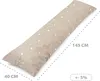 Vankúš na bočný spánok Tehotenský vankúš 40x145 cm - Útulný Náhľad obrázku produktu 3
