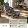 tectake® Fernsehsessel Willy mit Hocker Produktbild-Vorschau 3