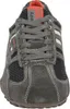 A close-up, front-facing view of a single grey sneaker. Produktbild-Vorschau