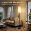 LED Stehleuchte mit Leinenschirm Dimmbar Stehlampe mit Produktbild-Vorschau 10