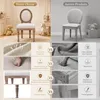2 Chaises Enfant Bois, Assise Rembourrée, Beige, Dès 3 Ans Voir les images du produit 6