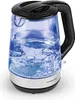 GOURMETmaxx LED Wassekocher Glas Entnehmbarer Produktbild-Vorschau 1