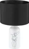 Eglo 43824 VINOZA E27 Stolní lampa Ø300mm Bílá Černá Náhled obrázku produktu 1