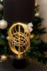 o Ferretti Circly lampa stołowa E27 Ø 20x58,5 cm złoty Podgląd zdjęcia produktu 10