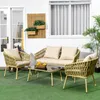 Zestaw mebli ogrodowych Outsunny 4-częściowy, zestaw Podgląd zdjęcia produktu 1