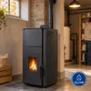 Pelletofen Yoren 22,2 kW mit Wasserführung, WLAN, 35 kg Produktbild-Vorschau 13
