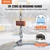 Digitálna závesná váha 9 až 1000 kg žeriavová váha lbs/kg/N Náhľad obrázku produktu 2