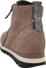 Zapatos de mujer, tipo botín, con cordones, color gris, con Vista previa de la imagen del producto 4