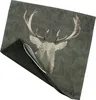 Kissenhülle Waldhirsch 45x45cm grün Samt Optik Produktbild-Vorschau 4