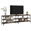 vidaXL TV-Schrank Braun Eiche 180x30x50 cm Holzwerkstoff Produktbild-Vorschau 4