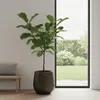 Vyveo - Pot de fleurs Amari - Noir - 27x30 Voir les images du produit 6