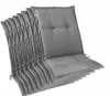 Beautissu 8er Set Premium Gartenstuhlauflage Niedriglehner Produktbild-Vorschau 1
