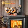 Kaminventilator, 10 Blätter Mit 2 Motoren Kamin Ofen Produktbild-Vorschau 8