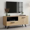 Fernsehschrank ‘Noppen’ mit Schublade und Tür 100 x 38 x 49 Produktbild-Vorschau 3