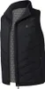 A black heated vest is shown against a white background. Voir les images du produit