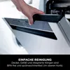 A hand is shown opening the lid of a dishwasher. Náhled obrázku produktu