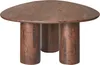 BELIANI Couchtisch Dunkel Holz Retro Dreieckiger Produktbild-Vorschau 6