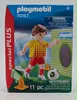 PLAYMOBIL Giocatore di calcio con parete porta, 70157 Anteprima dell’immagine prodotto 7
