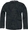 The back of a black jacket is shown against a white background. Produktbild-Vorschau