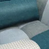 HomeMiYN Loungesessel aus Kunstleinen, Colorblock-Design, Produktbild-Vorschau 5
