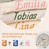 Be Mammy Babydecke mit 3D Applikation bestickt mit Name und Produktbild-Vorschau 5