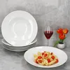 6x Bianco Pastateller Ø30cm aus Porzellan Nudelteller Weiß Produktbild-Vorschau 3