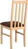 4er Set Moderne Holzstühle mit gepolstertem Sitz - Ideal Produktbild-Vorschau 5
