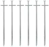 10x Felsbodenhering Zelt-Heringe Felsbodennagel 23cm x 6mm Produktbild-Vorschau 1