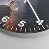 Wanduhr - Rund - Glasuhr - Kosmos Maßstab Mensch - 40x40cm Produktbild-Vorschau 5