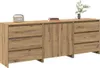 Möbel 3-tlg. Sideboard Artisan-Eiche Holzwerkstoff - Produktbild-Vorschau 1