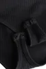 Damen Kurzarm-Body Aus Rippstrick Klassisch Bequem Schwarz Produktbild-Vorschau 15