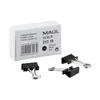 MAUL Foldback-Klemmer Federstahl Metall 12 Stück 19 mm Produktbild-Vorschau 3