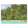 MuchoWow® Mauspad Mousepad Palme - Meer - Tropisch 23x19 cm Produktbild-Vorschau 1
